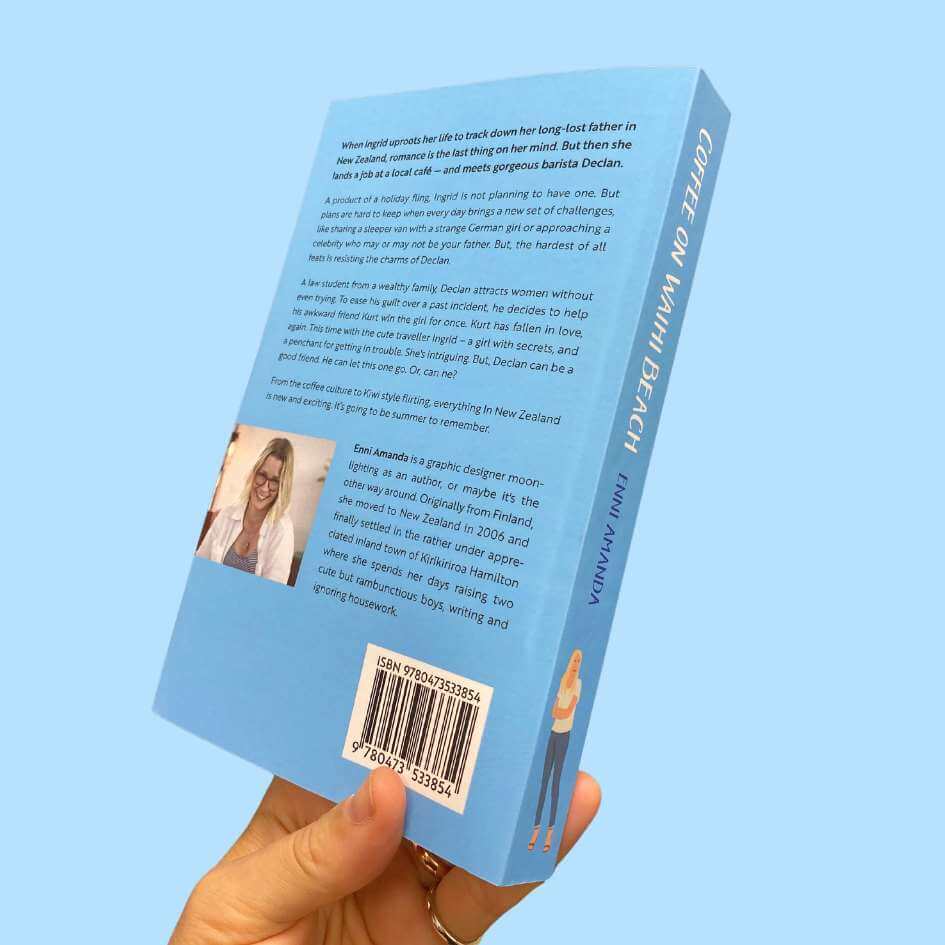 Coffee on Waihi beach - signed paperback