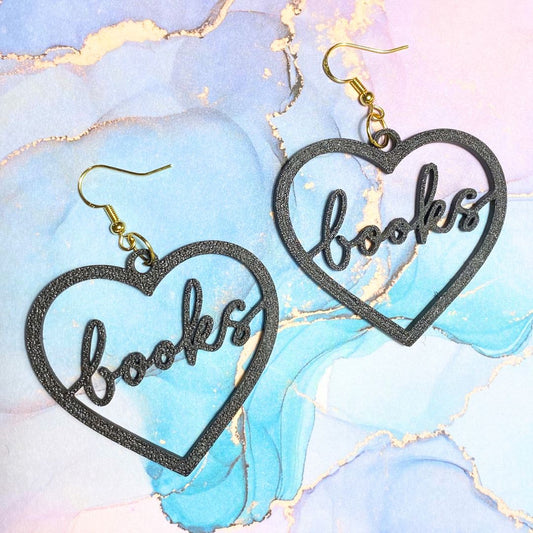 Bookish earrings
